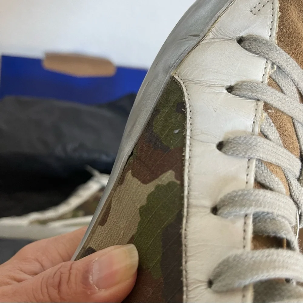 GOLDEN GOOSE
Men's Superstar Camo Mid-Top Sneakers - Picture 10 of 14